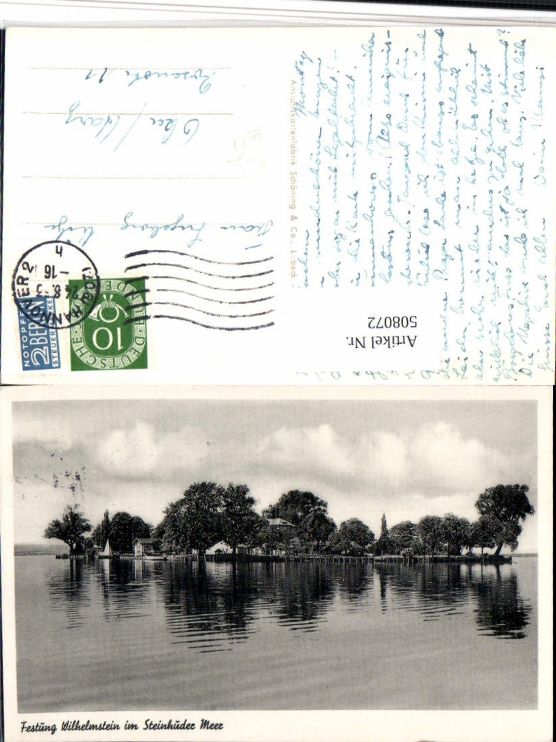 508072,Festung Wilhelmstein im Steinhuder Meer b. Wunstorf