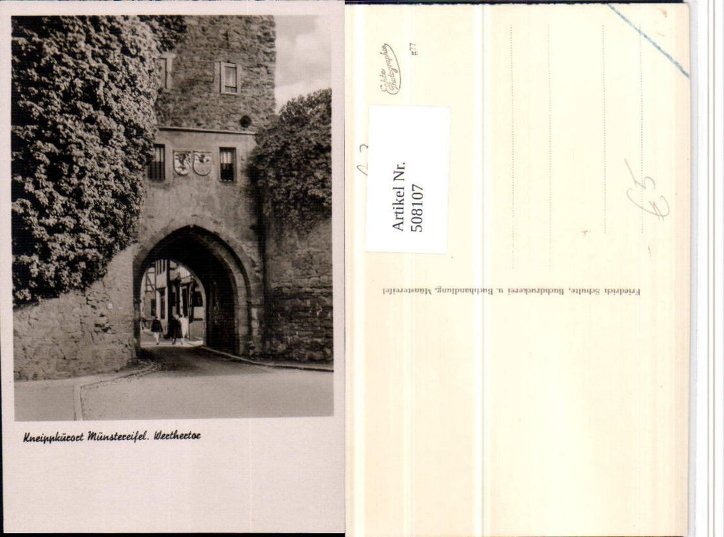 508107,Münstereifel Werthertor Tor Straßenansicht