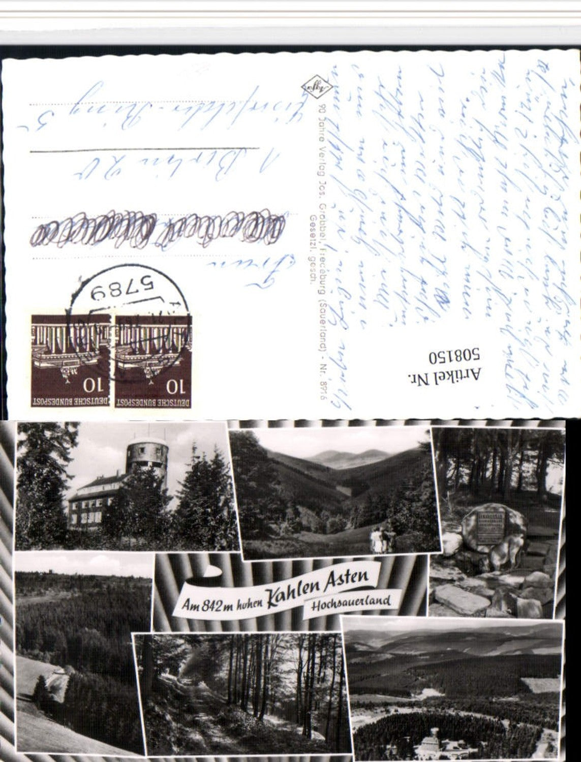 508150,Kahler Asten im Hochsauerland b. Winterberg Mehrbildkarte