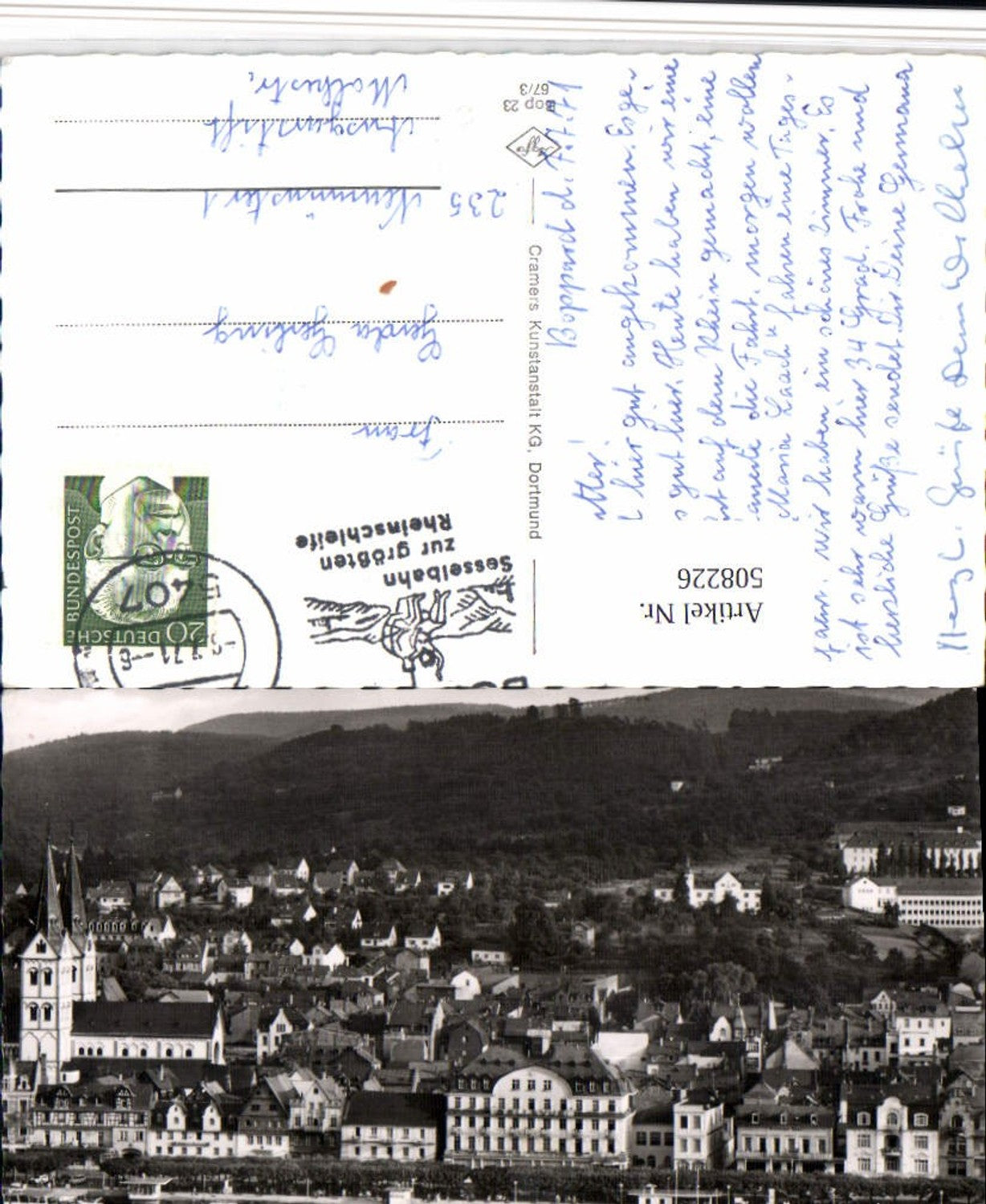 508226,Boppard am Rhein Totale Kirche