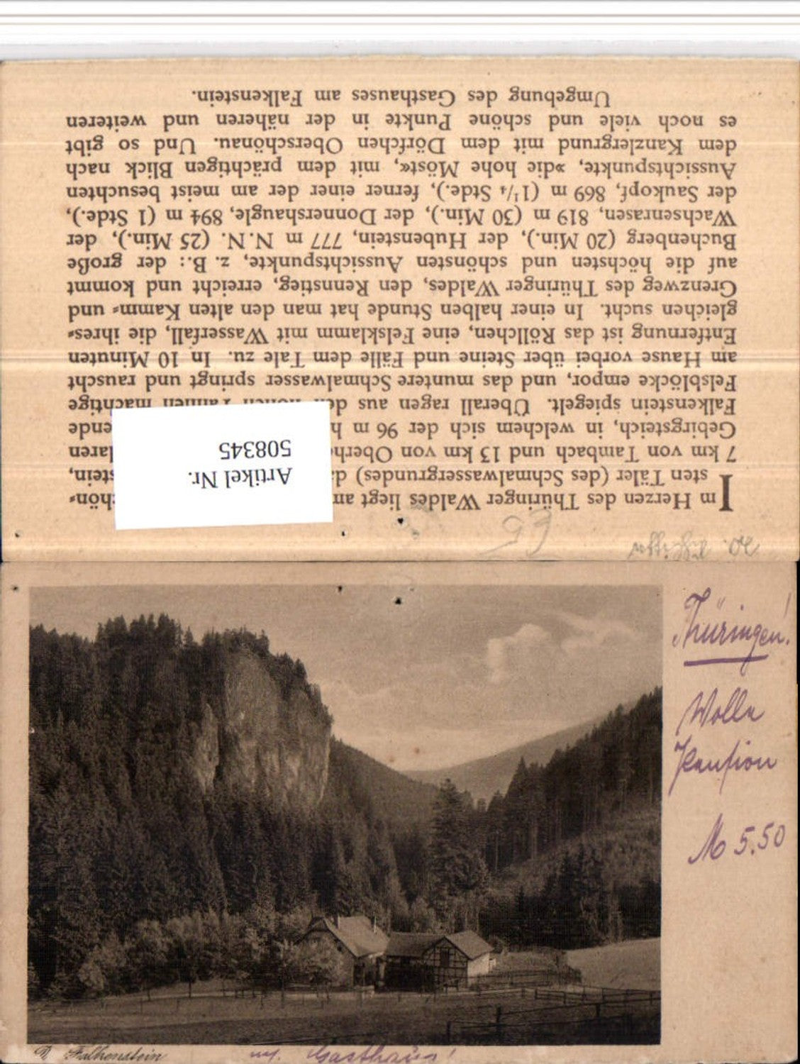 508345, Gasthaus am Falkenstein in the Thuringian Forest near Tambach-Dietharz