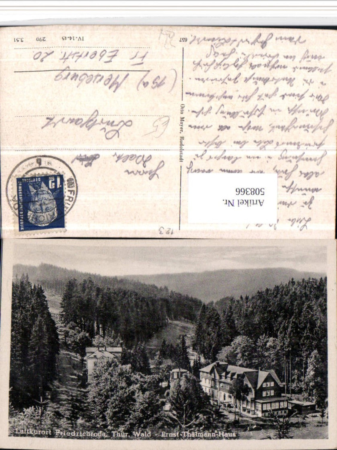508366, Friedrichroda in the Thuringian Forest Ernst-Thälmann-Haus