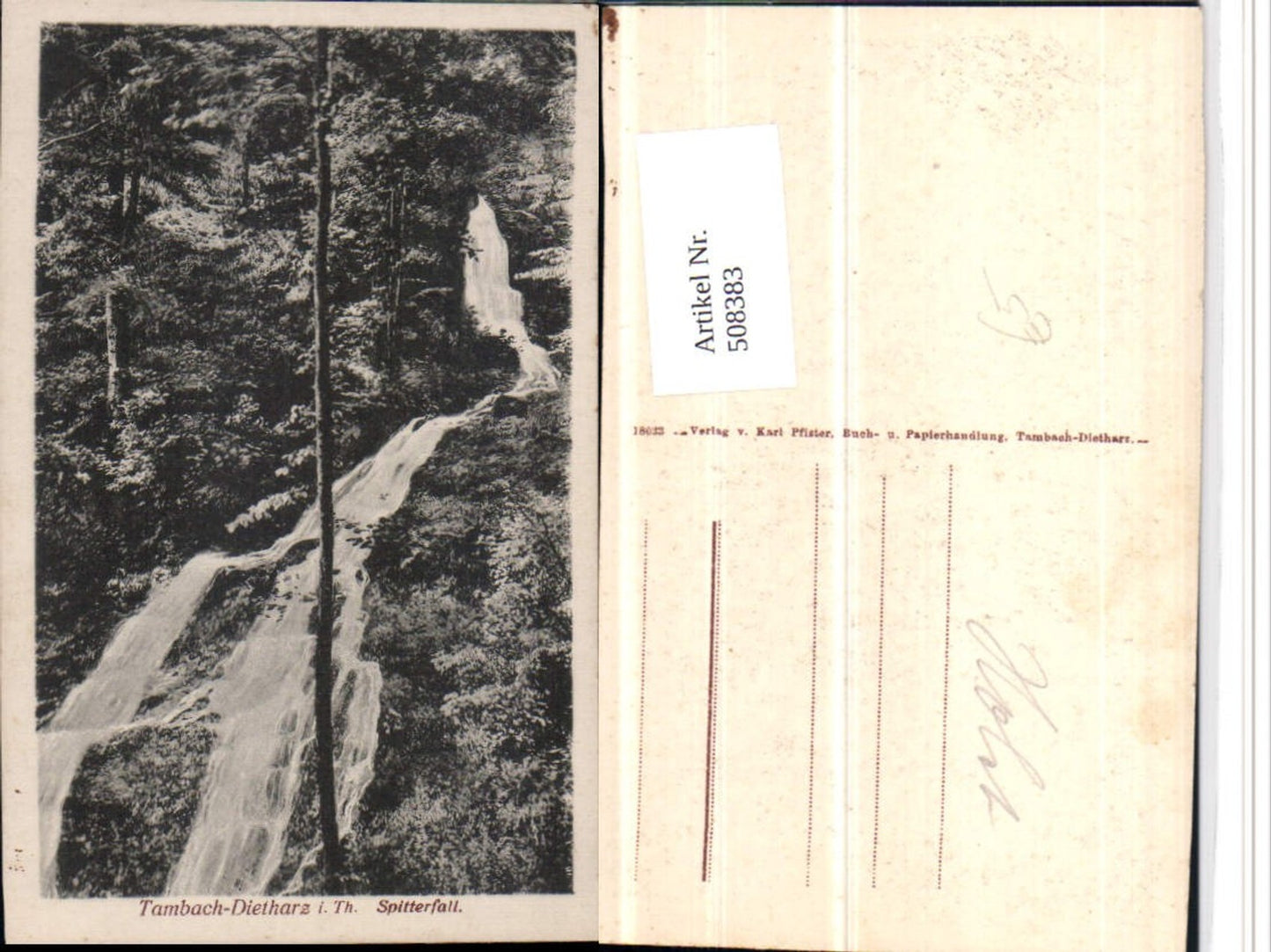 508383,Tambach-Dietharz in Thuringia Spitterfall waterfall