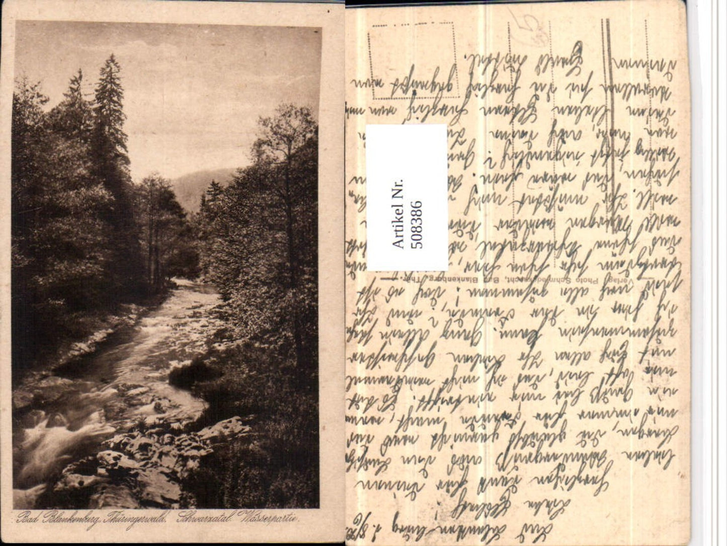 508386,Bad Blankenburg Schwarzatal Wasserpartie Wildbach