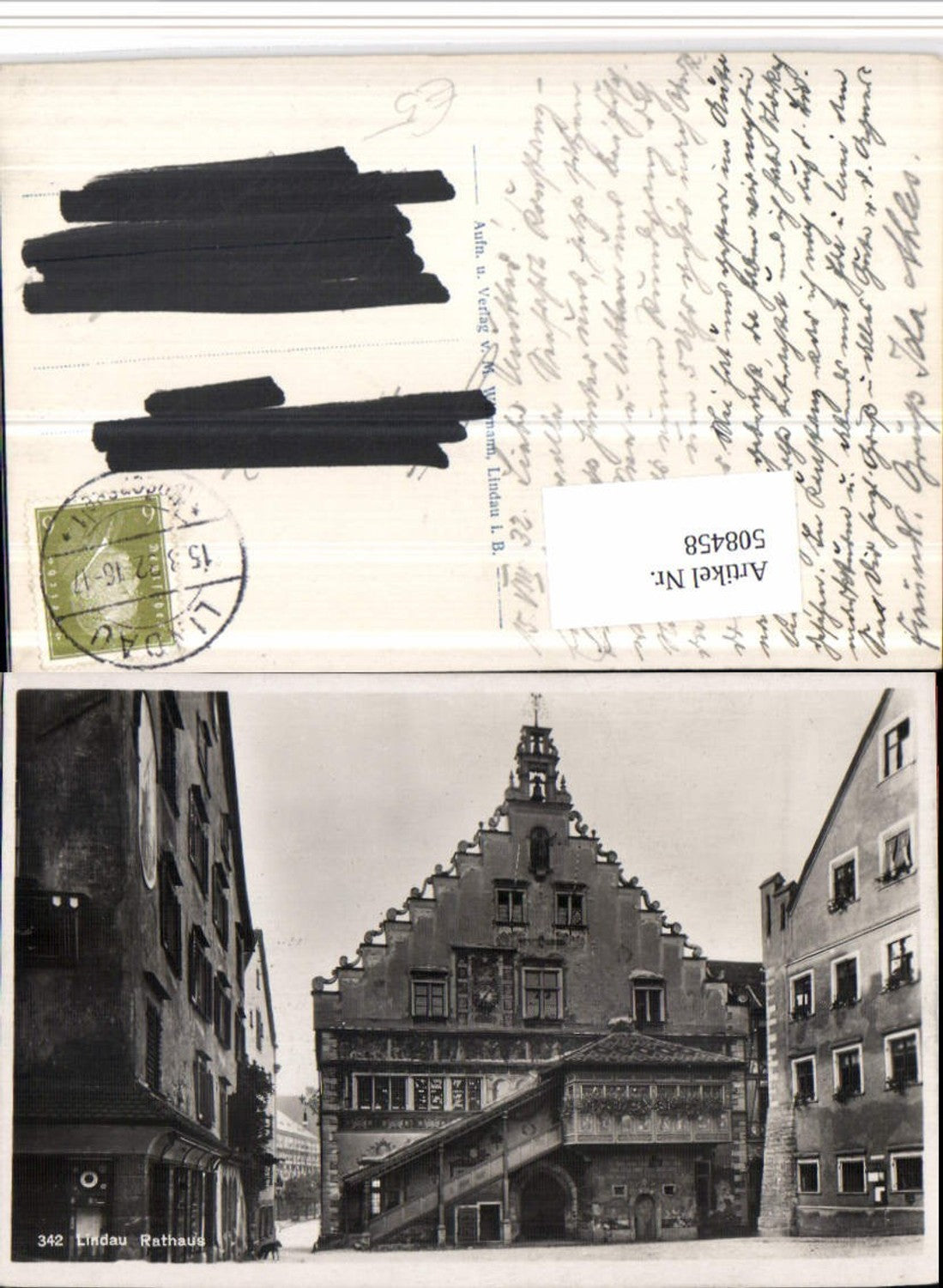 508458, Lindau on Lake Constance Town Hall