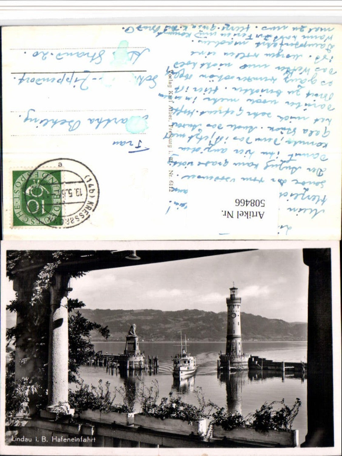 508466,Lindau im Bodensee Hafeneinfahrt Leuchtturm Dampfer