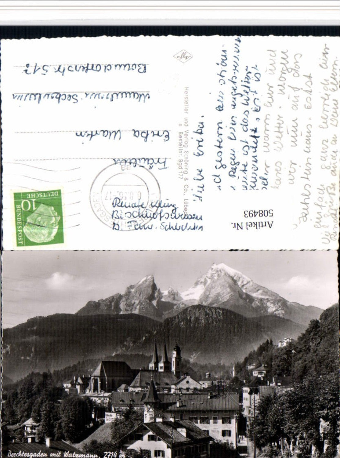 508493,Berchtesgaden Totale m. Watzmann Bergkulisse
