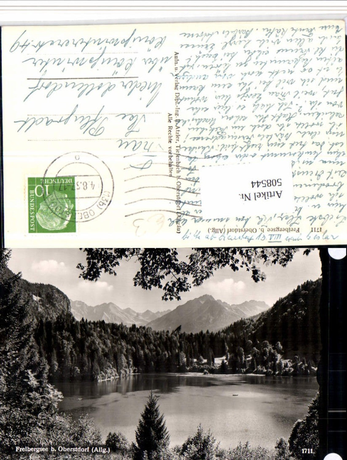 508544,Freibergsee See b. Oberstdorf im Allgäu Bergkulisse