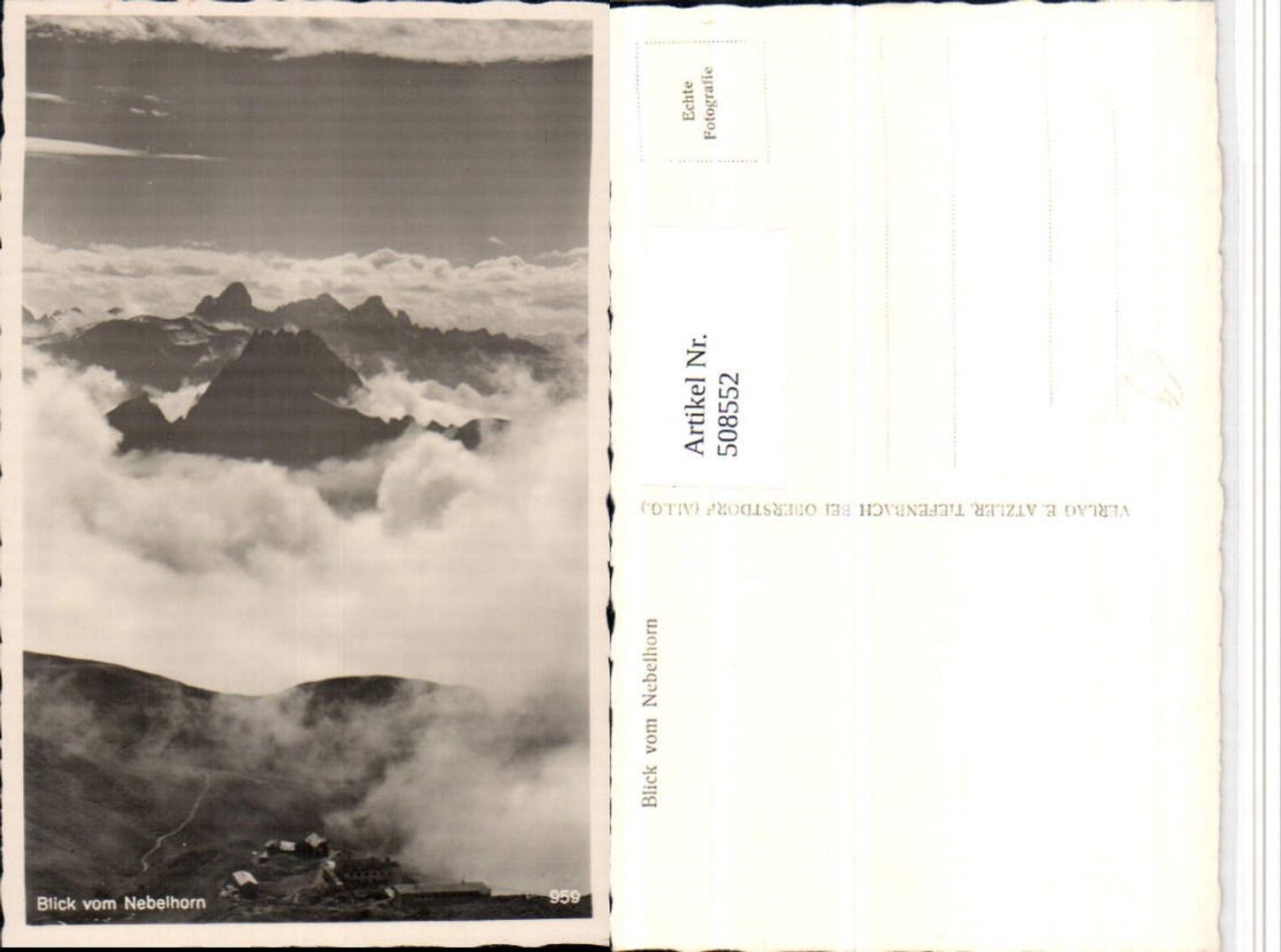 508552,Blick vom Nebelhorn b. Oberstdorf Bergkulisse
