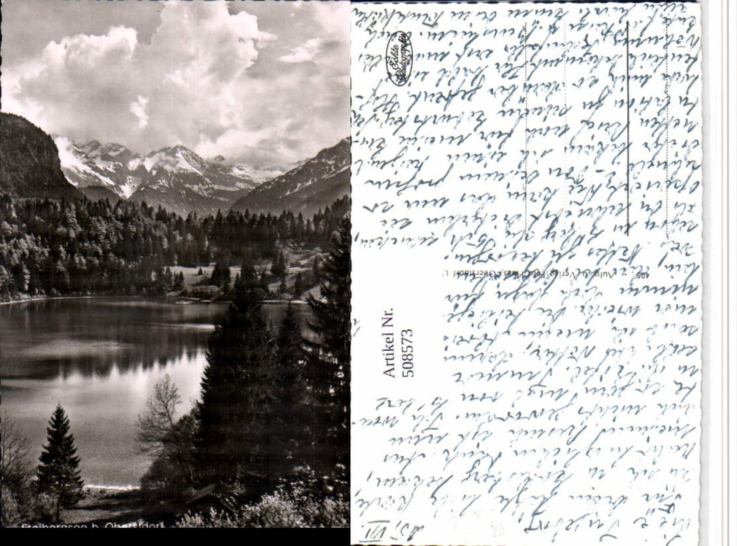 508573,Freibergsee See b. Oberstdorf im Allgäu Bergkulisse