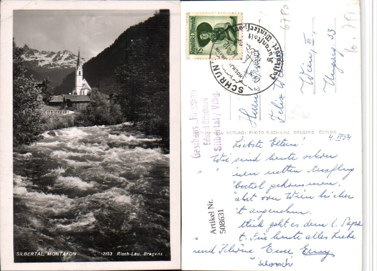 Alte Ansichtskarte – Old Postcard
