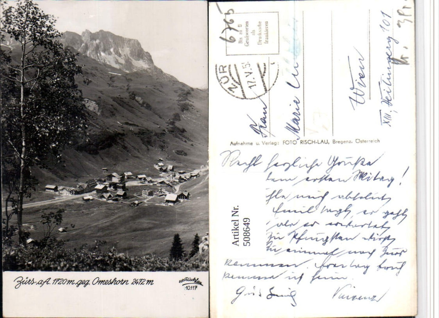 Alte Ansichtskarte – Old Postcard
