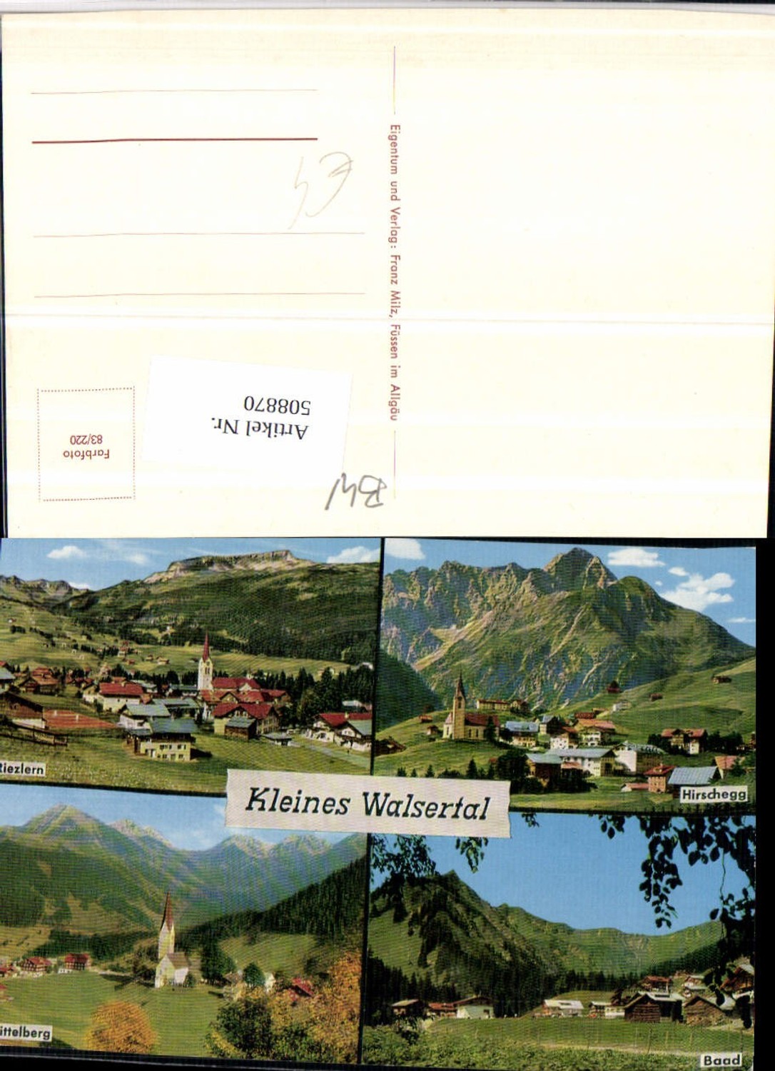 Alte Ansichtskarte – Old Postcard