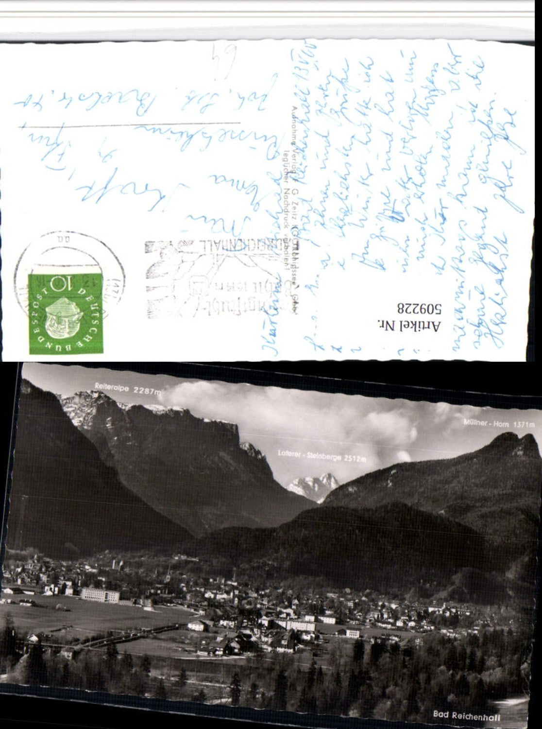 509228,Bad Reichenhall Totale m. Reiteralpe Bergkulisse