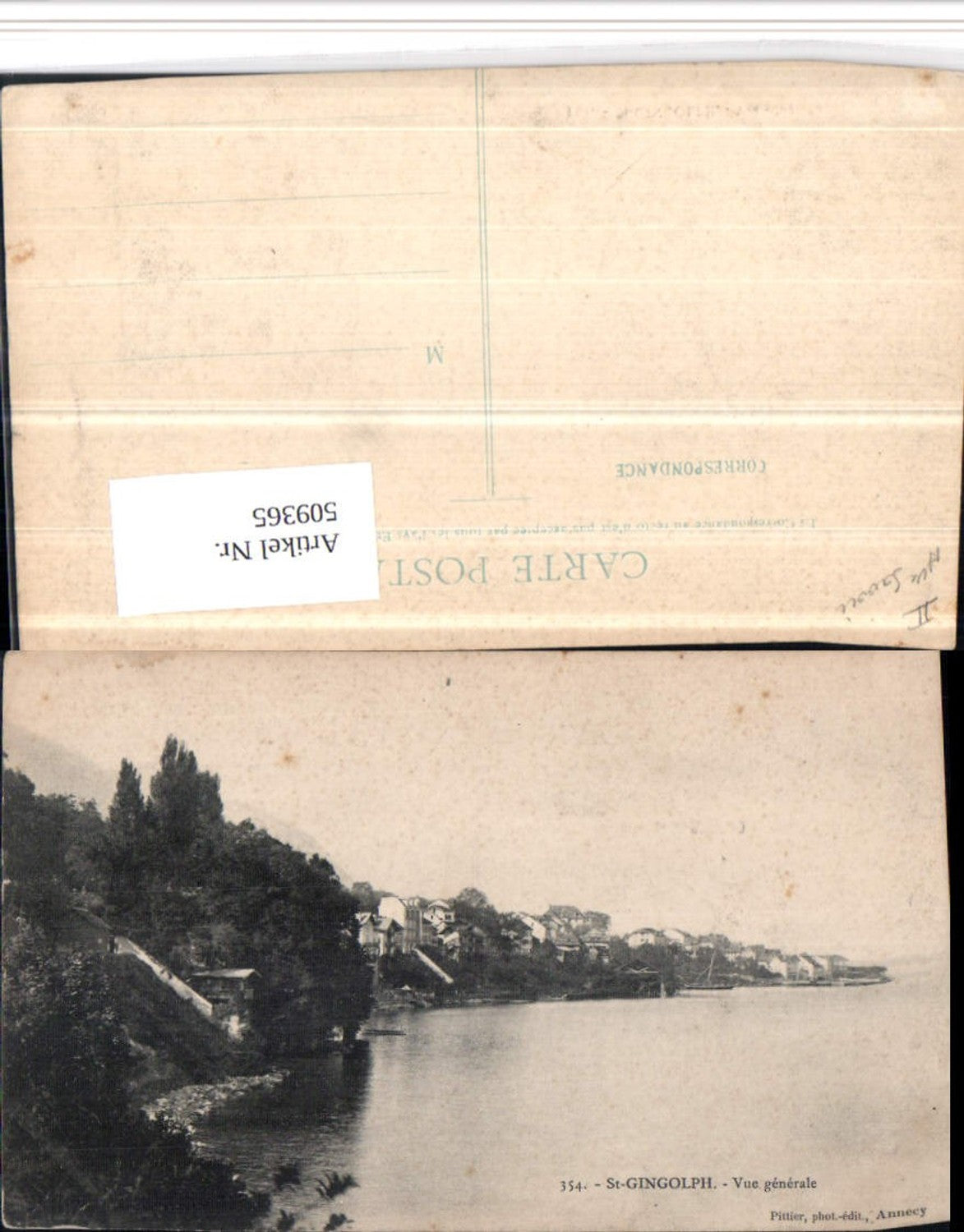 509365,Rhone-Alpes Haute-Savoie St-Gingolph Vue generale Teilansicht