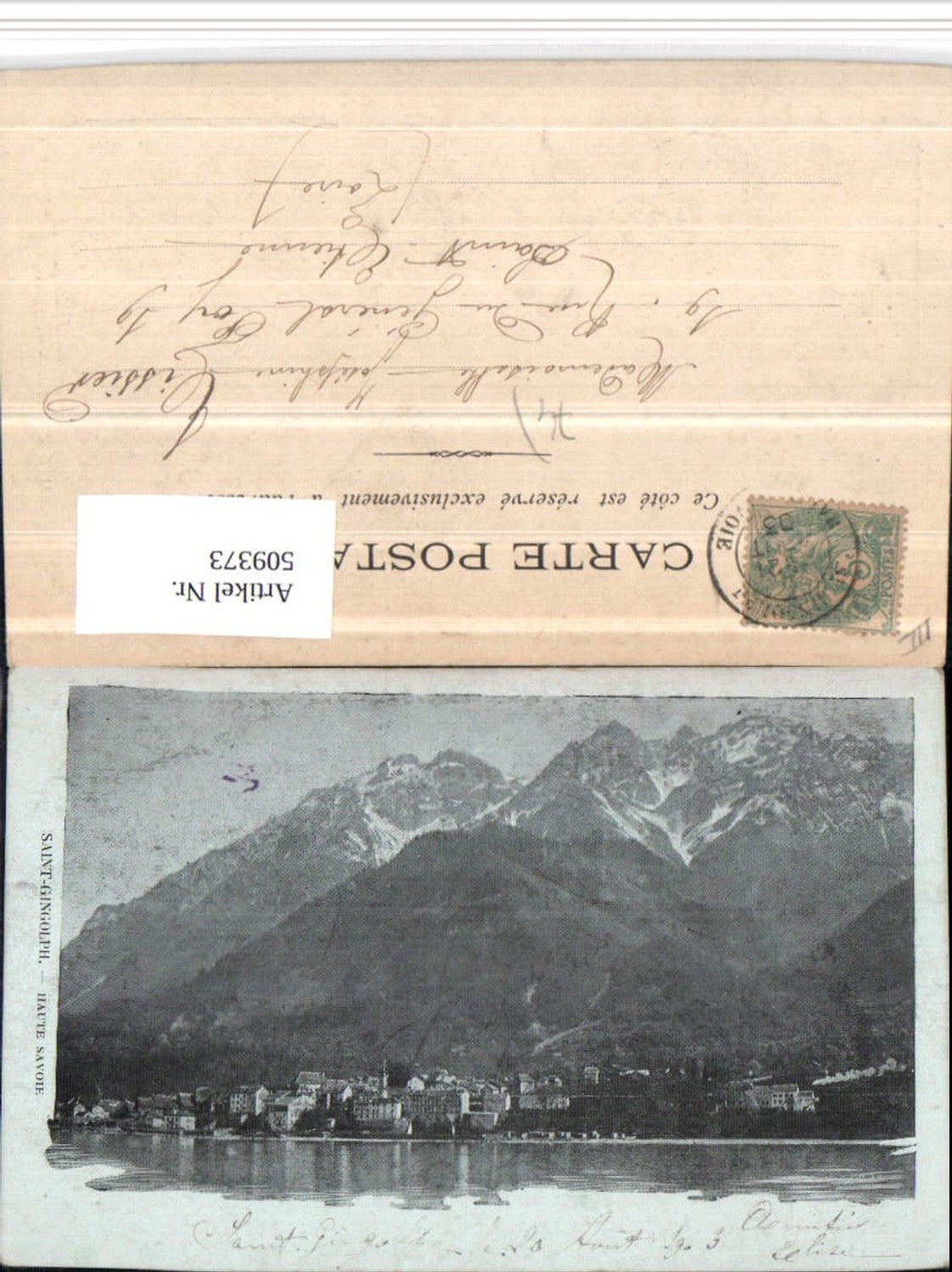 509373,Rhone-Alpes Haute-Savoie Saint-Gingolph Totale Bergkulisse