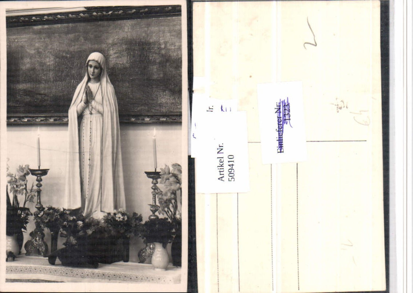 509410,Kirche Altar Madonna Statue Kerzen