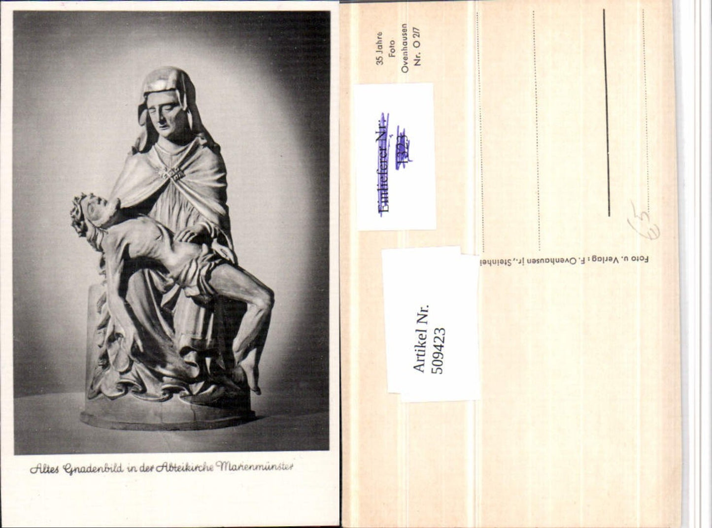 509423,Marienmünster Abteikirche Gnadenbild Statue
