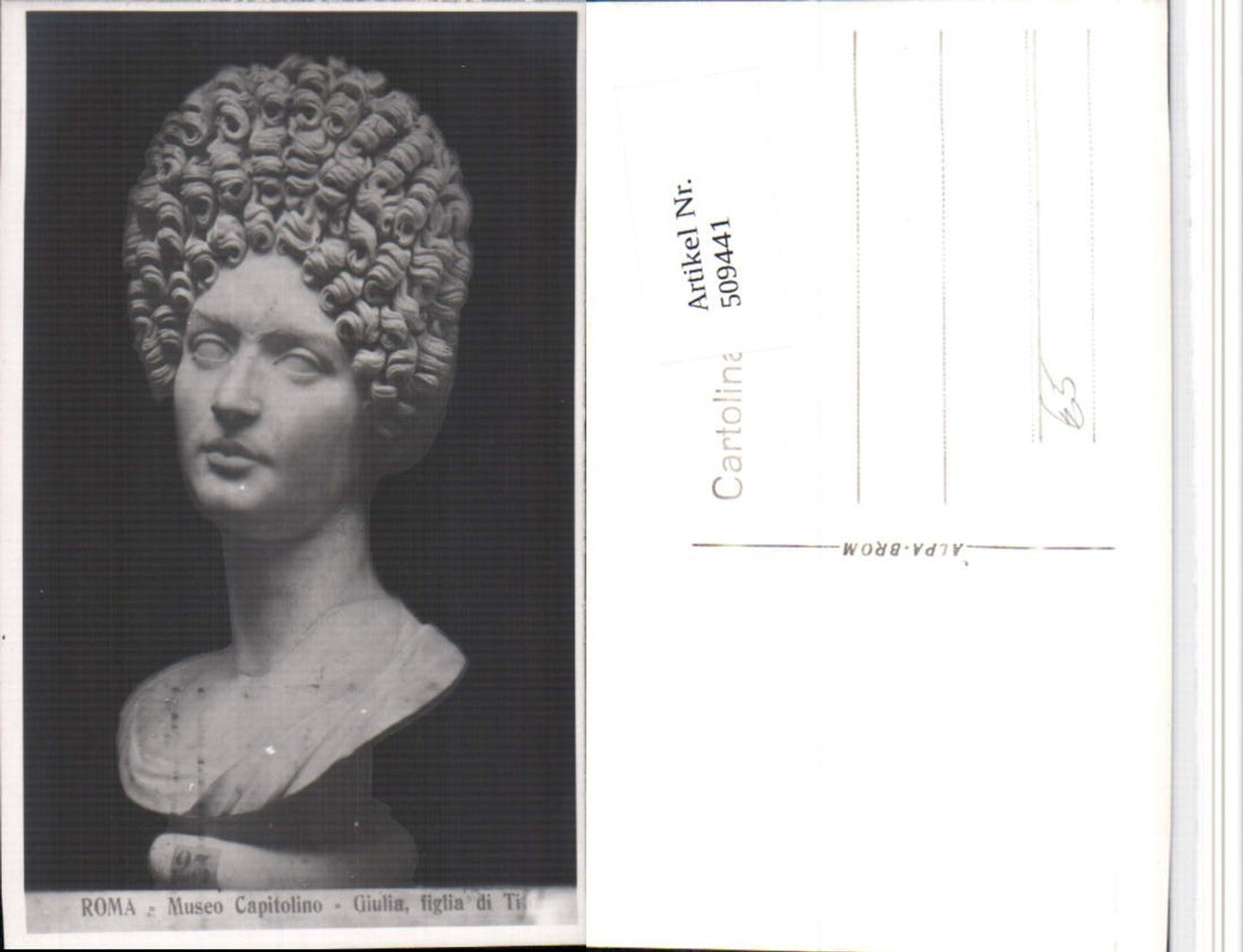 509441,Roma Rom Museo Capitolino Giulia Büste Statue
