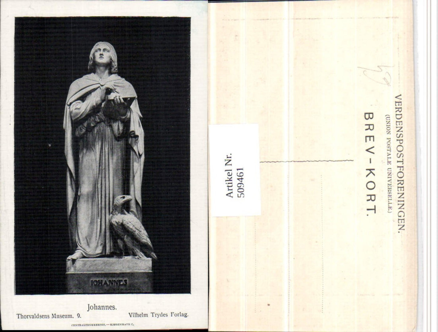509461,Kopenhagen Thorvaldsens Museum Johannes Statue