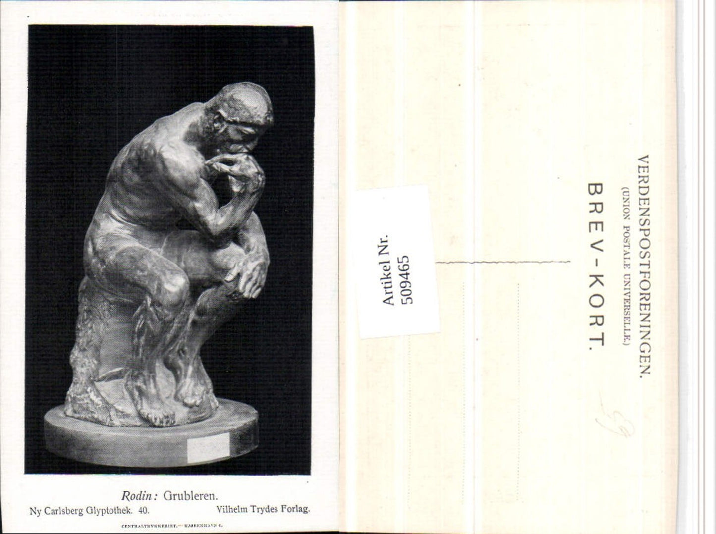 509465,Kopenhagen Carlsberg Glyptothek Rodin Grubleren Statue