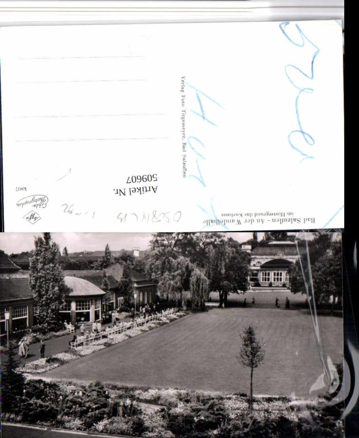 509607,Bad Salzuflen An der Wandelhalle m. Kurhaus