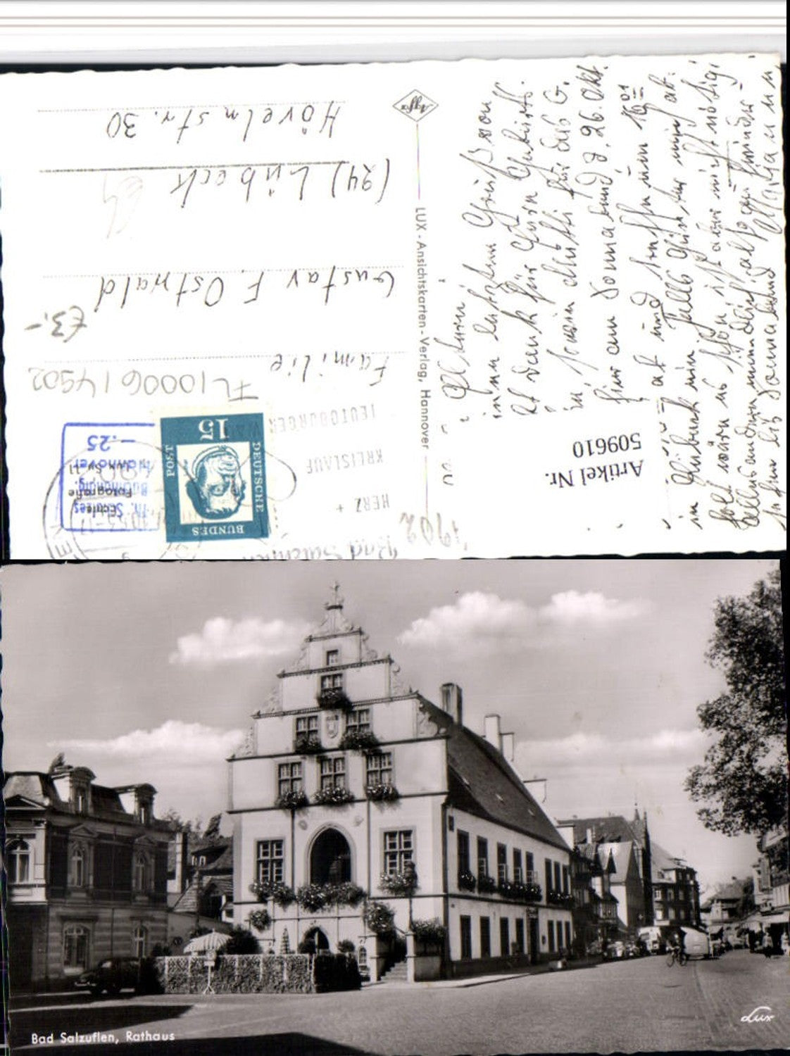 509610,Bad Salzuflen Rathaus Straßenansicht