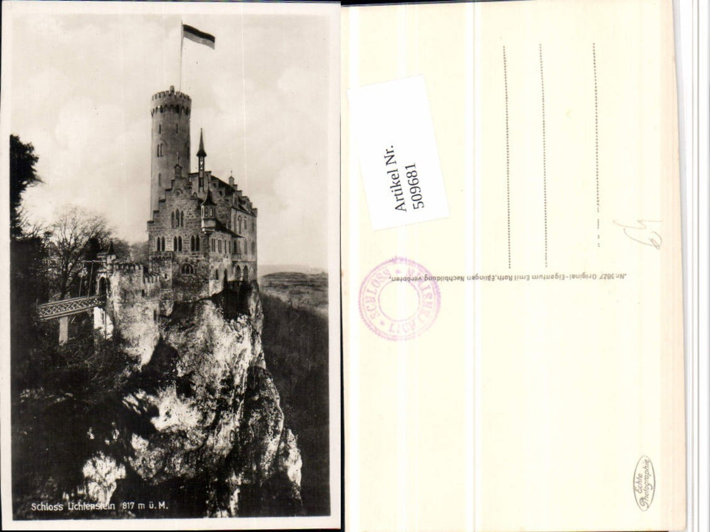509681,Schloss Lichtenstein b. Honau Lichtenstein