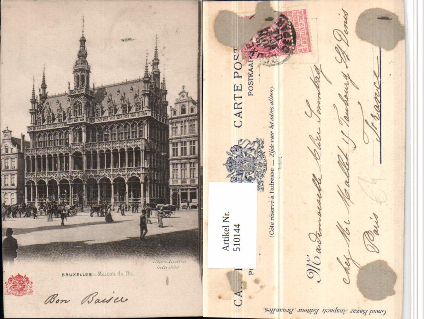 510144,Belgium Bruxelles Brüssel Maison du Roi Gebäude