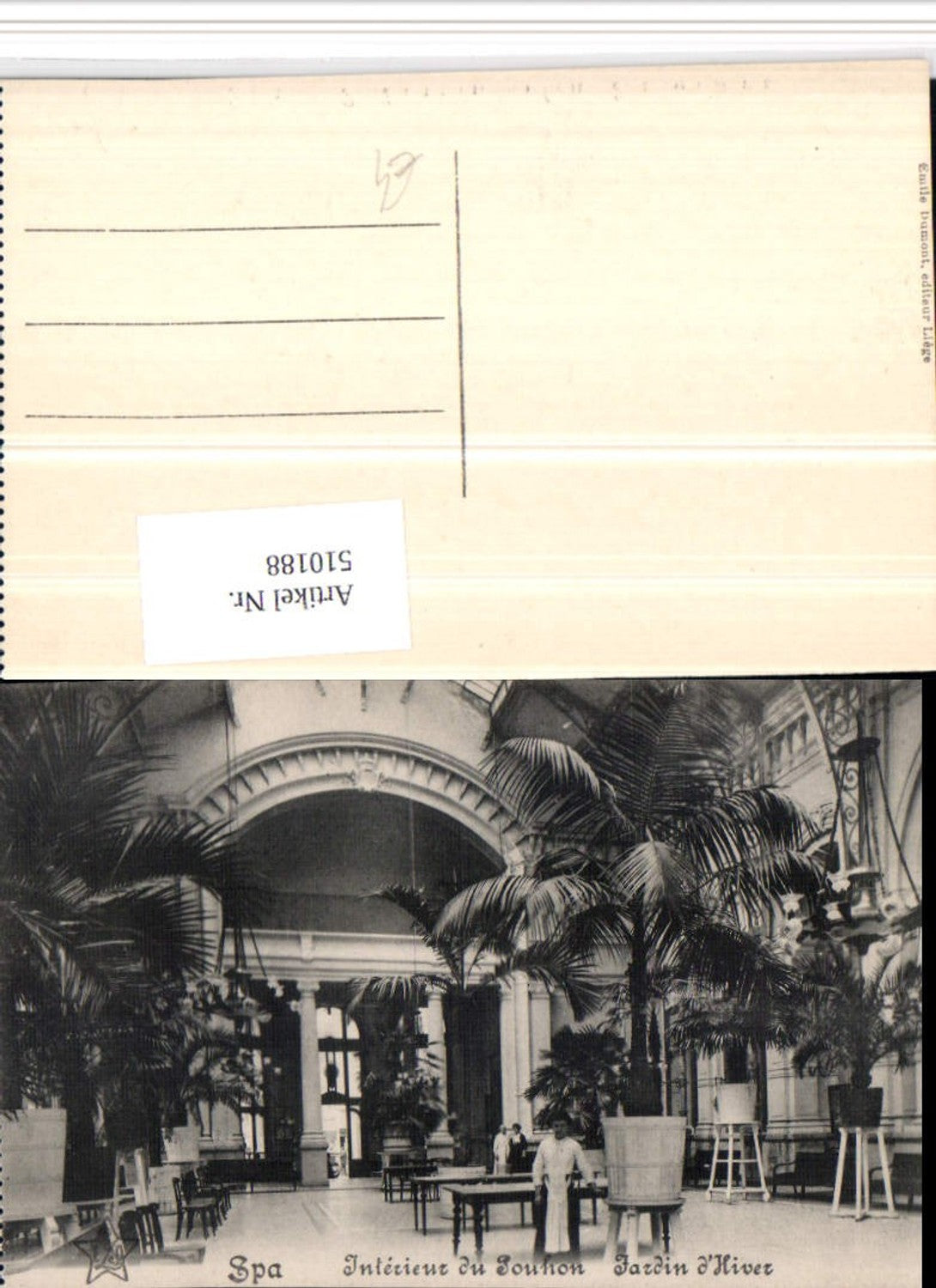 510188,Belgium Spa Interieur du Pouhon Jardin Hiver Innenansicht