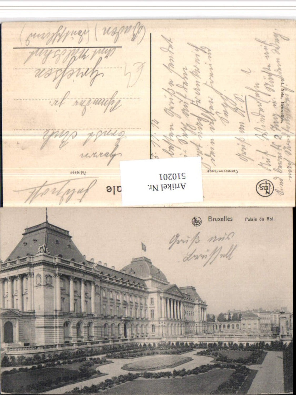 510201,Belgium Bruxelles Brüssel Palais du Roi Palast