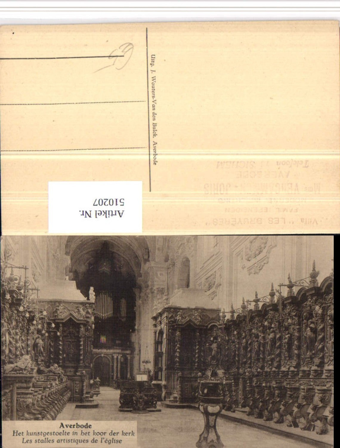 510207,Belgium Scherpenheuvel-Zichem Averbode Kerk Kirche Chorgestühl