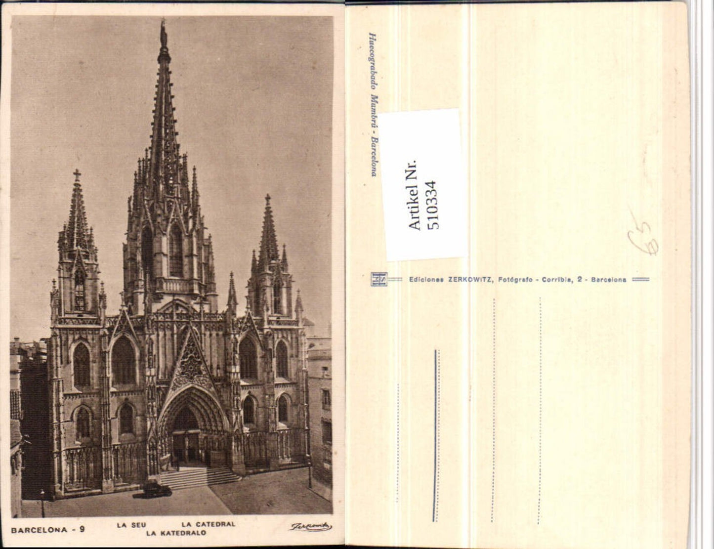 Alte Ansichtskarte – Old Postcard