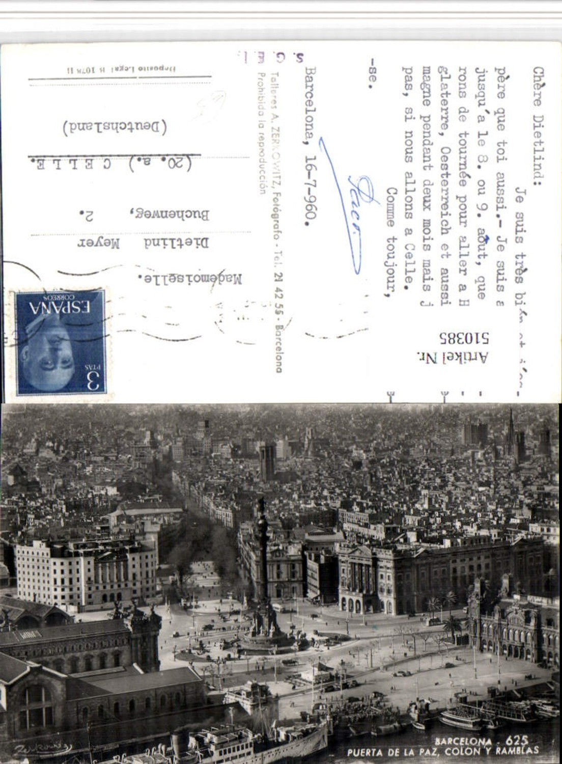 Alte Ansichtskarte – Old Postcard