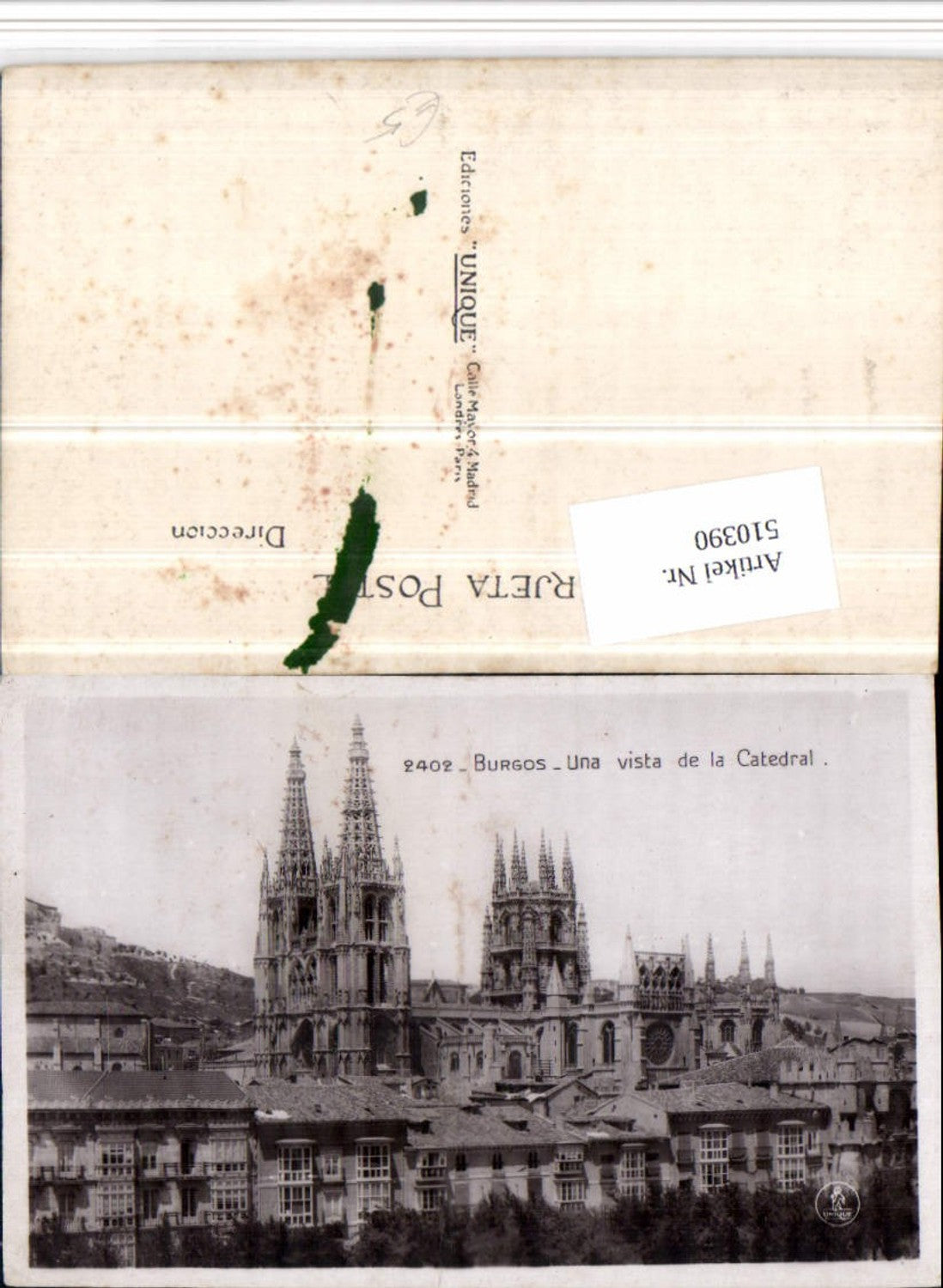 Alte Ansichtskarte – Old Postcard
