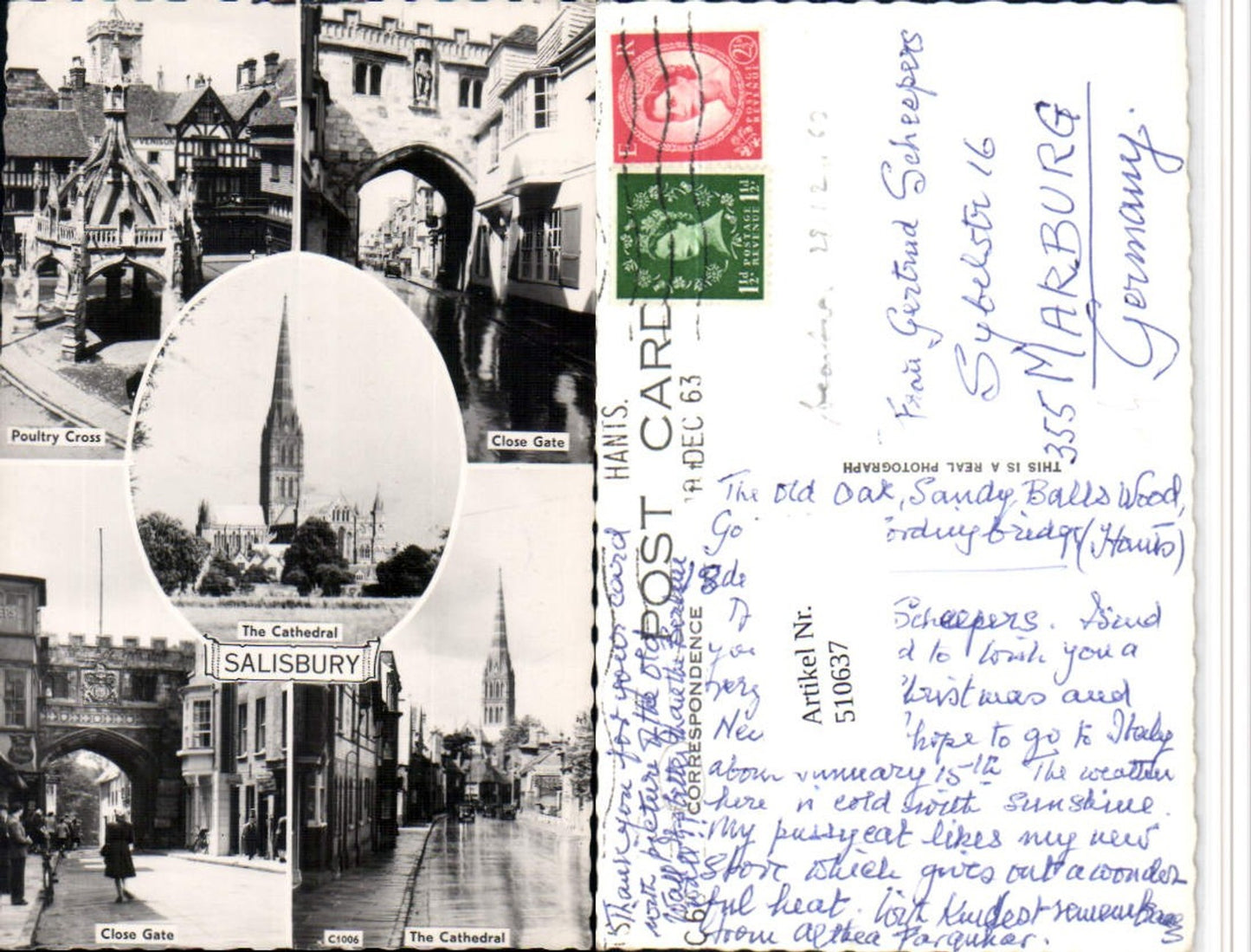 Alte Ansichtskarte – Old Postcard