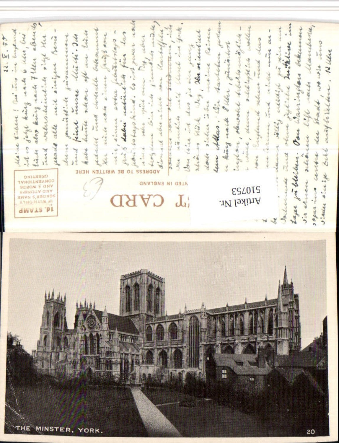 Alte Ansichtskarte – Old Postcard