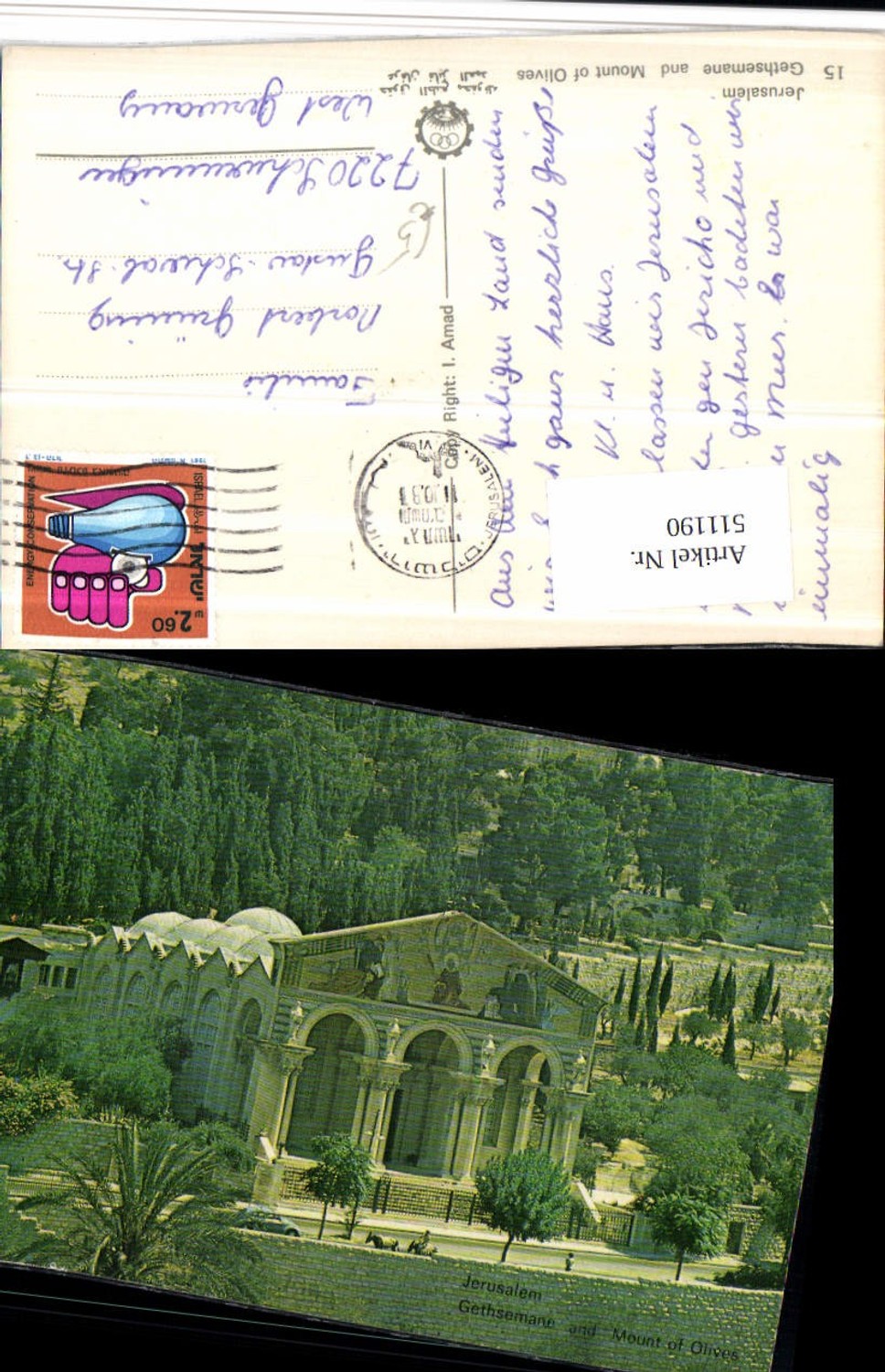 511190,Israel Jerusalem Gethsemane and Mount of Olives Kirche