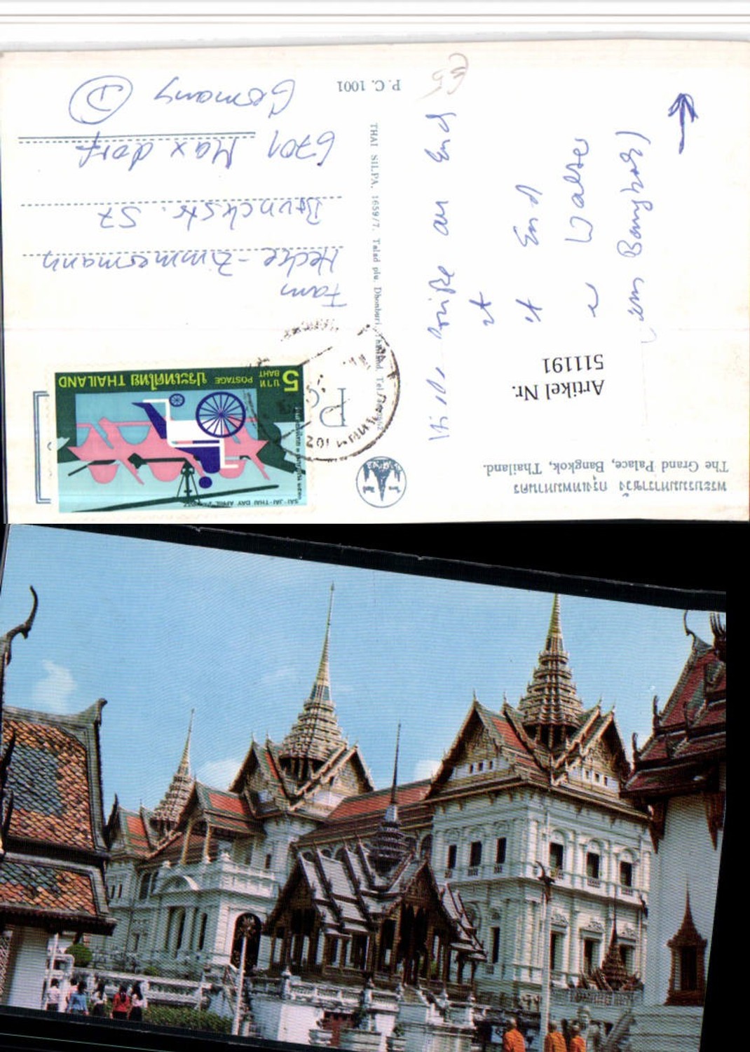 511191,Thailand Bangkok Grand Palace Palast Tempel