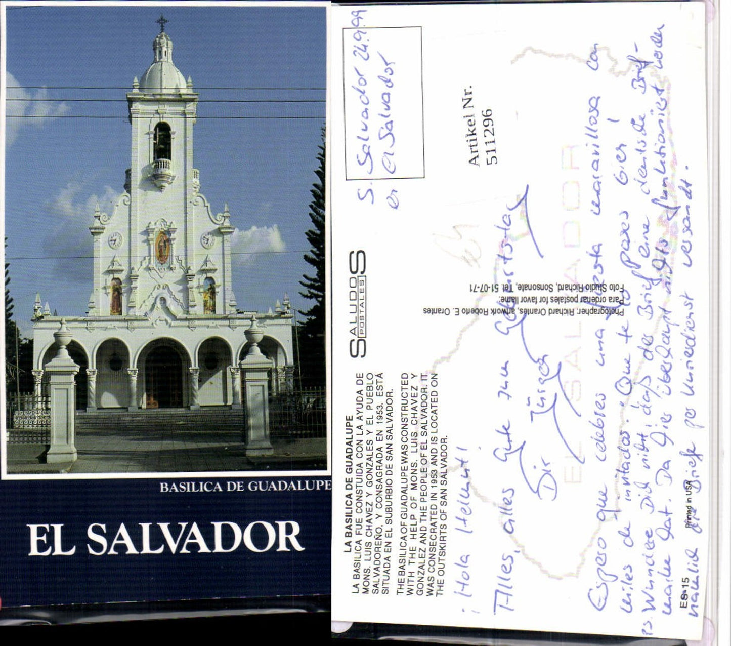 Alte Ansichtskarte – Old Postcard