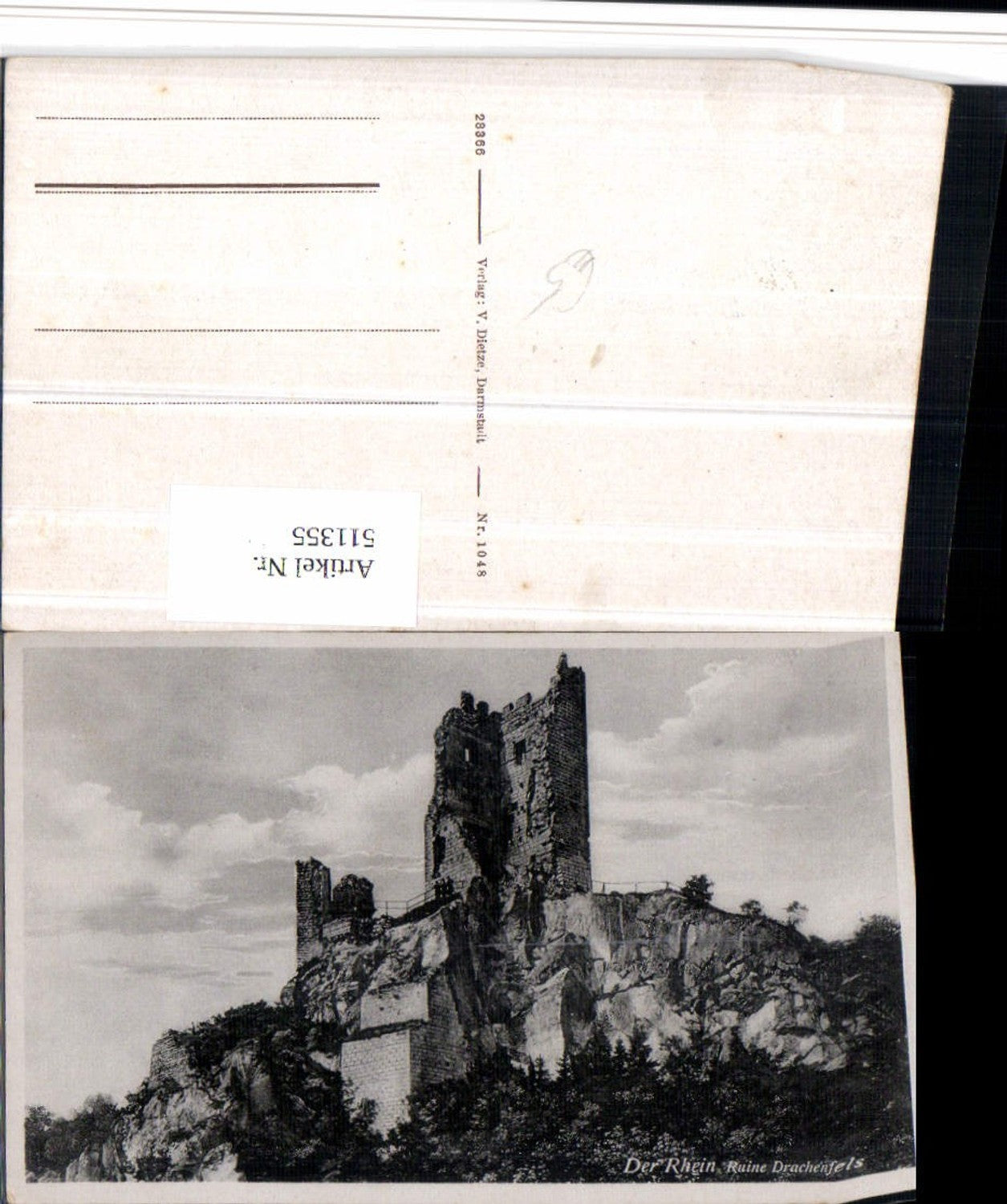 511355,Ruine Drachenfels b. Königswinter am Rhein