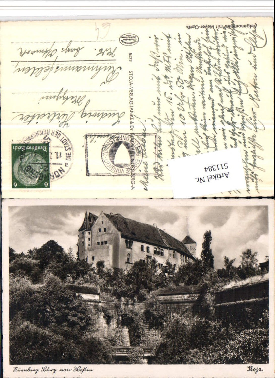511384, Nuremberg Castle from the west
