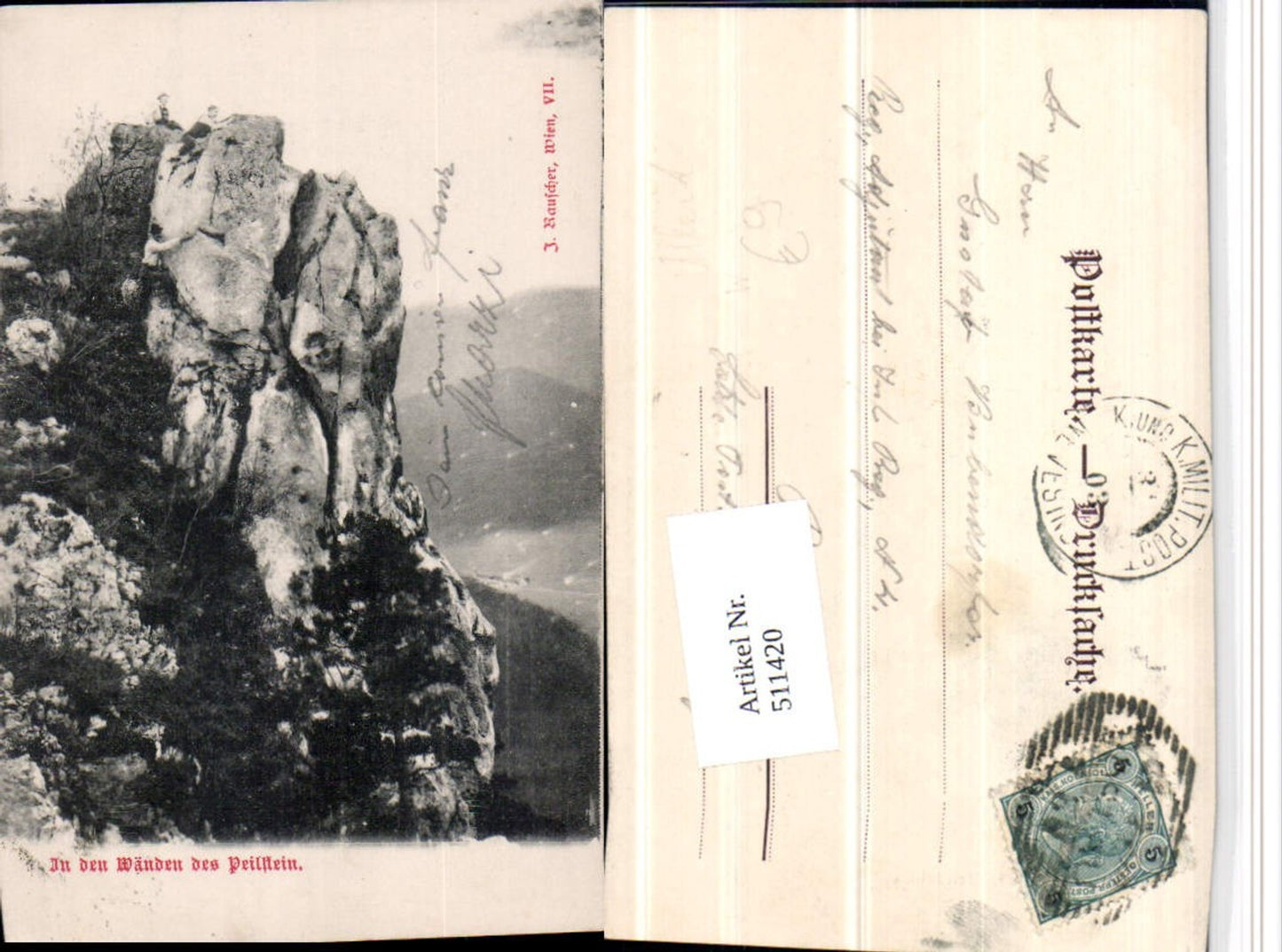 511420,In den Wänden des Peilstein b. Altenmarkt an d. Triesting Felsen