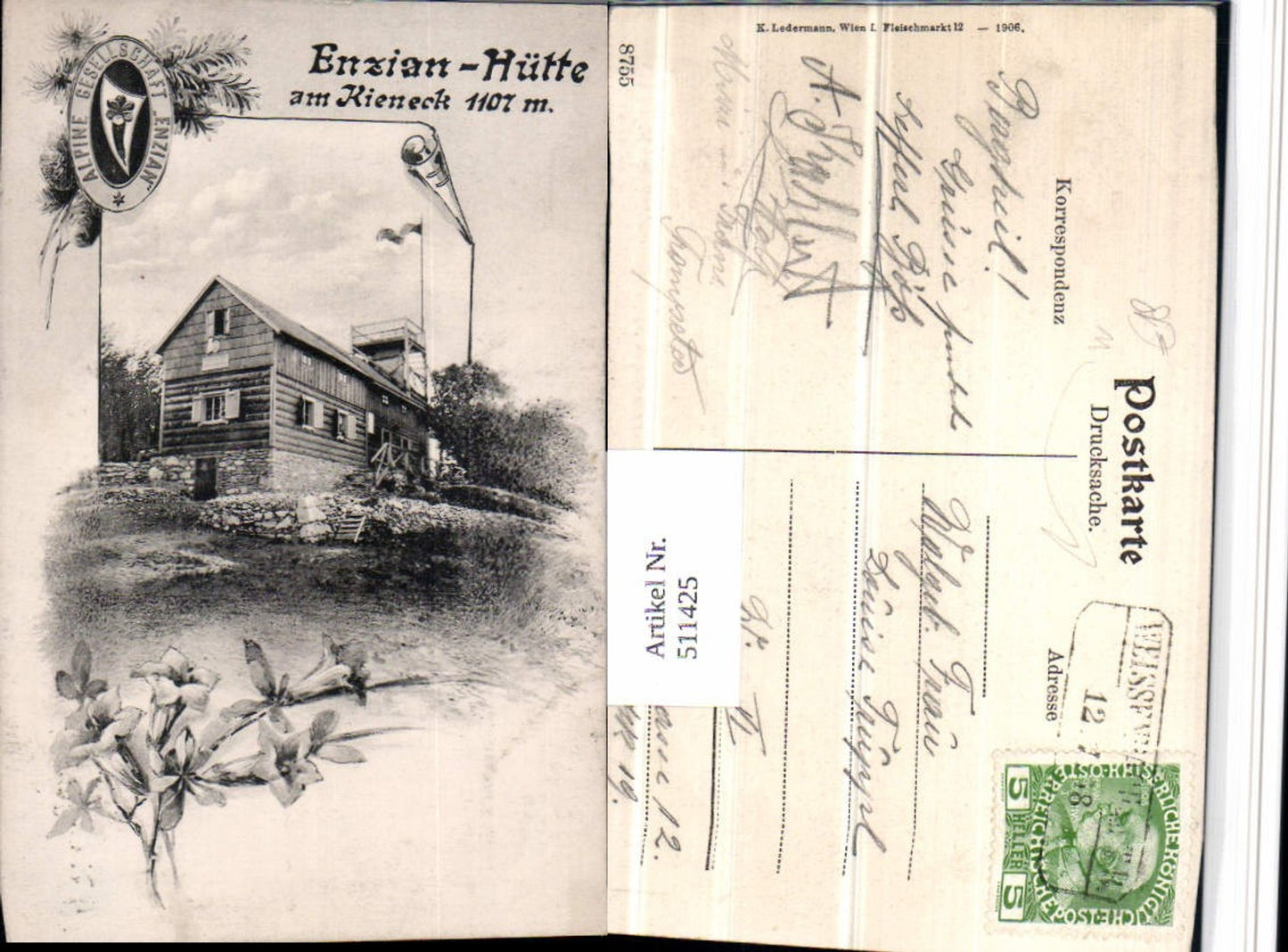 511425,Enzian-Hütte Berghütte am Kieneck b. Weissenbach an d. Triesting