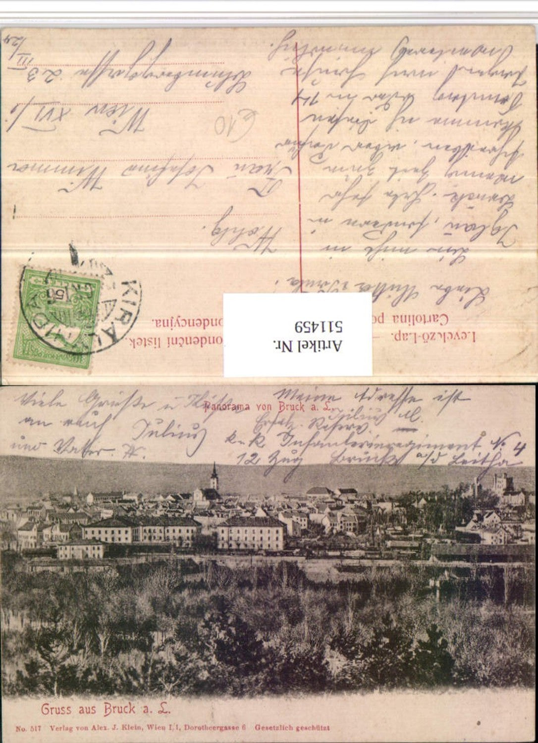 511459,Bruck an d. Leitha Panorama Totale