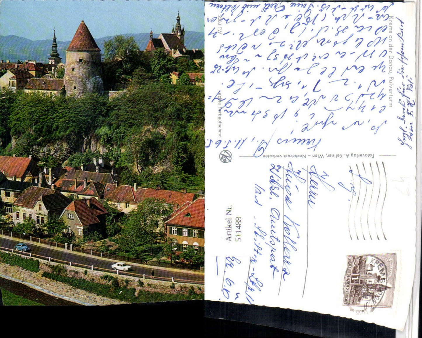 511489,Krems an d. Donau Pulverturm Turm