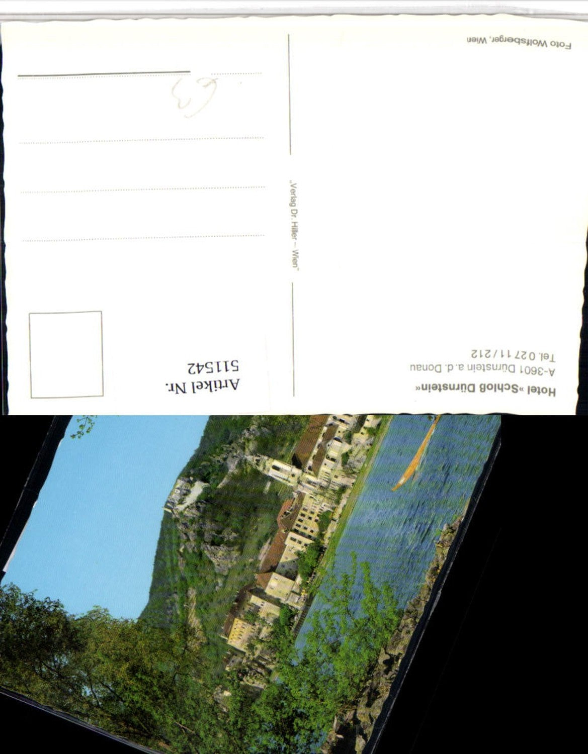 511542,Dürnstein an d. Donau Teilansicht m. Ruine