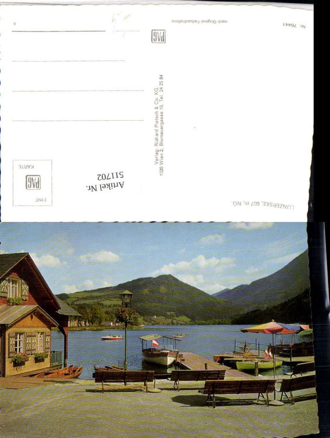 511702,Lunzersee See b. Lunz Steg Boote