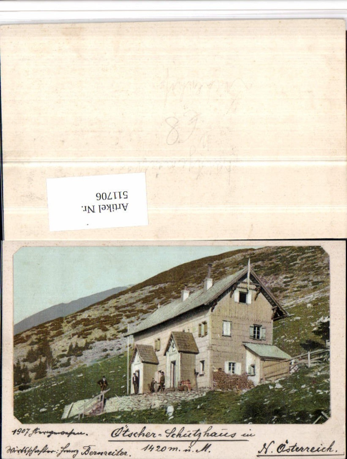 511706,Aufgeklebtes Bild Ötscher Schutzhaus b. Lackenhof