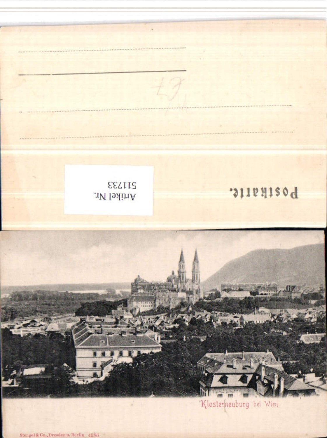 511733,Klosterneuburg b. Wien Totale pub Stengel & Co 4586